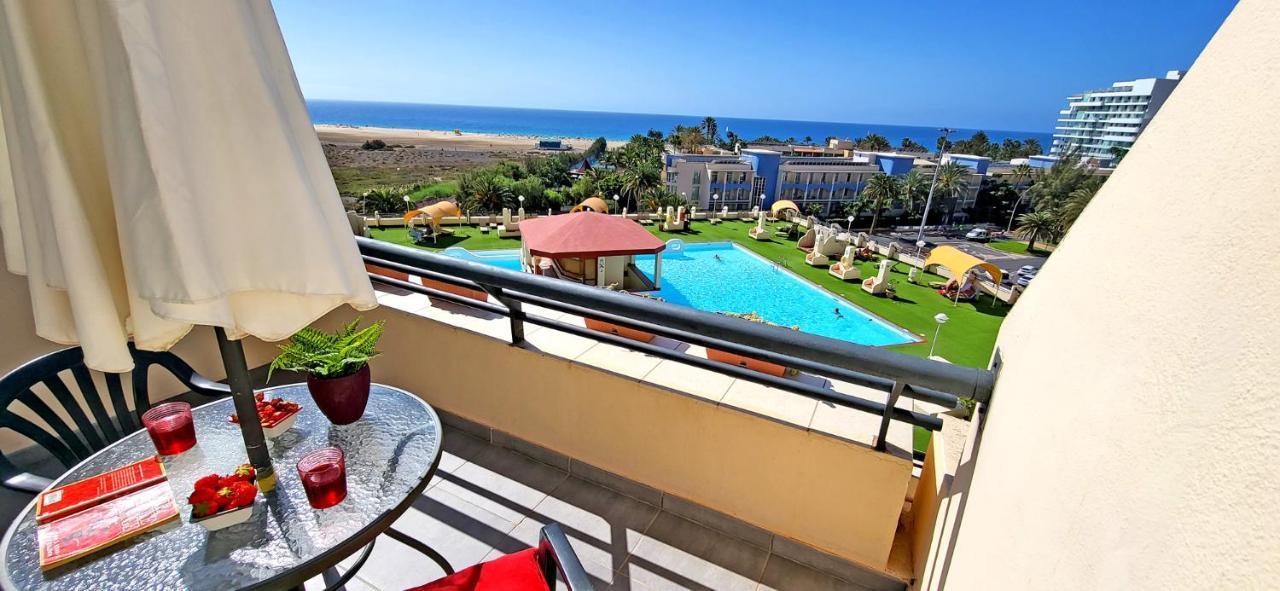 Ferienwohnung Buena Vista - Morro Jable - Meerblick - Pool Exterior foto